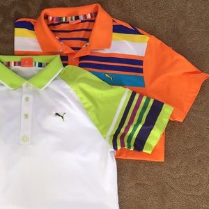 Men’s Puma golf shirts